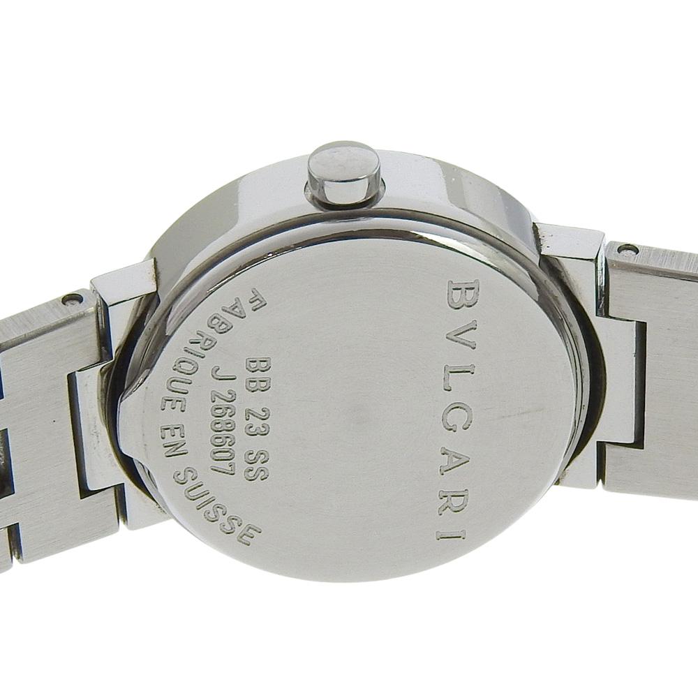 BVLGARI Bzero1 Watches BB23Stainless Steel Be zero one blackDial Stainless Steel Quartz Analog display Women Used