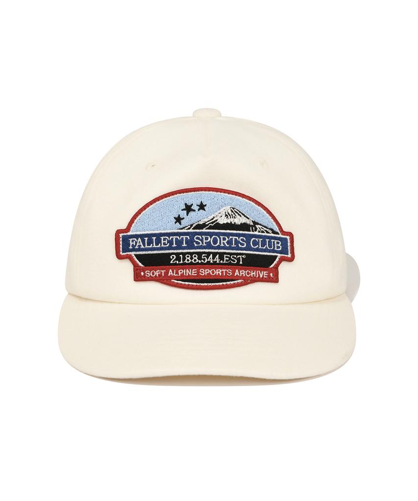 FALLETT Sports Club Wool Ball Cap Ivory