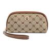 New AOKANG Fabric Cell Phone Pouch, Makeup Bag, Handheld Tote, Clutch Women's Ebony/Classic Black/Elegant White BG70243117