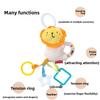 Lion Deer Plush Baby Rattle Toy For Newborns With Soothing Sleep Aid For Infants And Toddlers