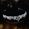 Fashionable Silver Bridal Tiaras with Rhinestones Adjustable Queen Crowns Portable for Prom and Stage Performances
