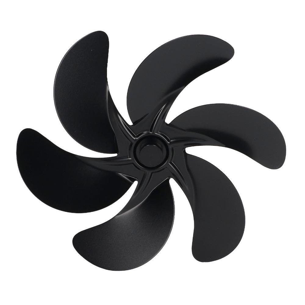 High Temperature Resistant Stove Fan Blades 6-Blades Fireplace Fan Replacement Fireplace Burner