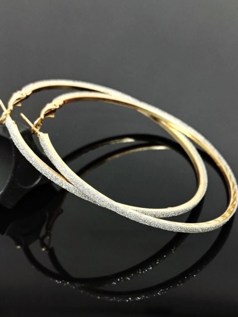 2PC Women's European and American Trendy Big Circle Earrings Outdoor Travel Carnival Banquet Party Festival Dressing Gifts