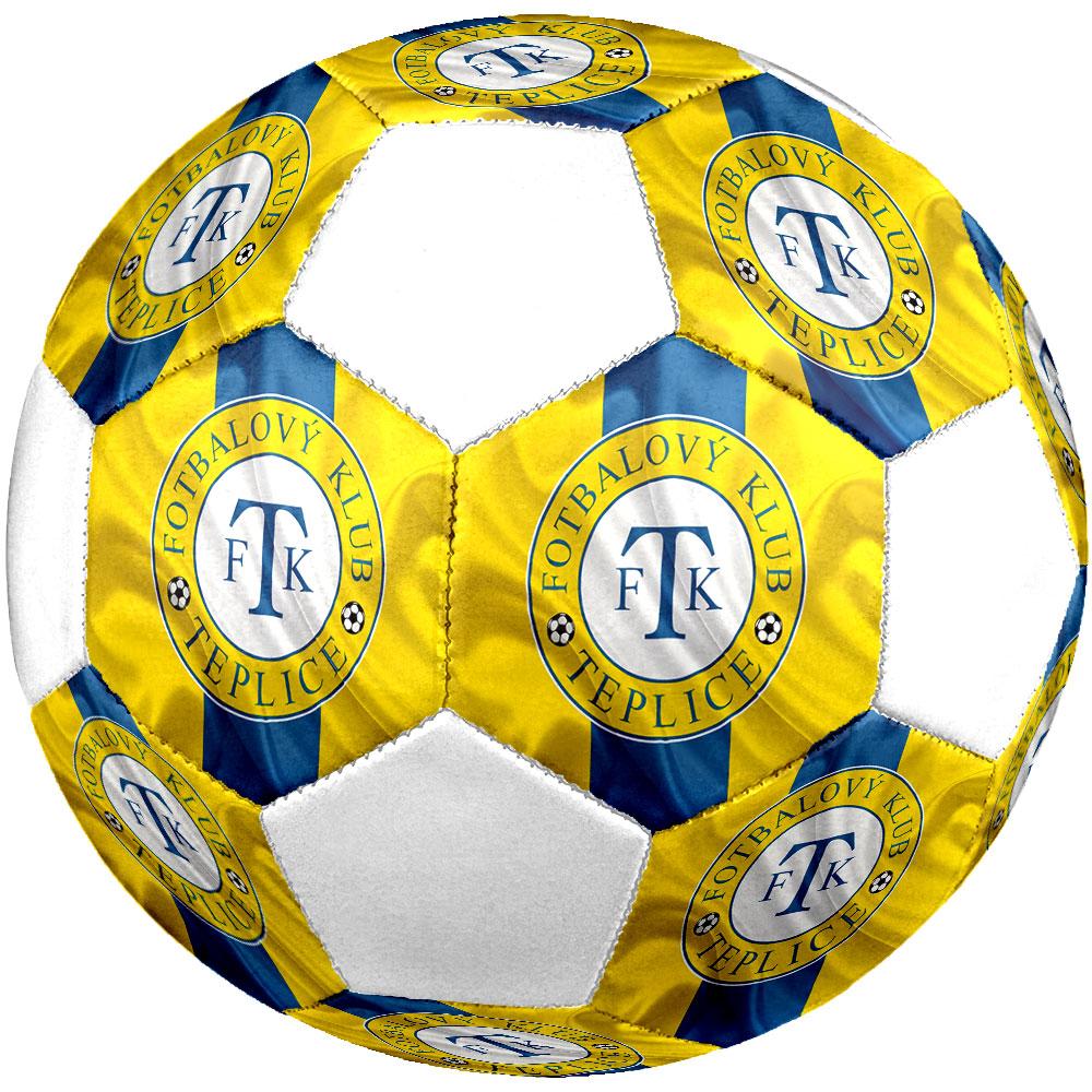 Football Club Teplice Size 5 Soccer Ball, Machine-Stitched PVC, Durable & High Bounce, All Ages Fit, Fan Merchandise, Matches & Outdoor Use.