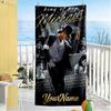 Michael Jackson Personalized Text Beach Towel Super Soft & Absorbent Suitable for Swimming Gym Camping Yoga Vacation