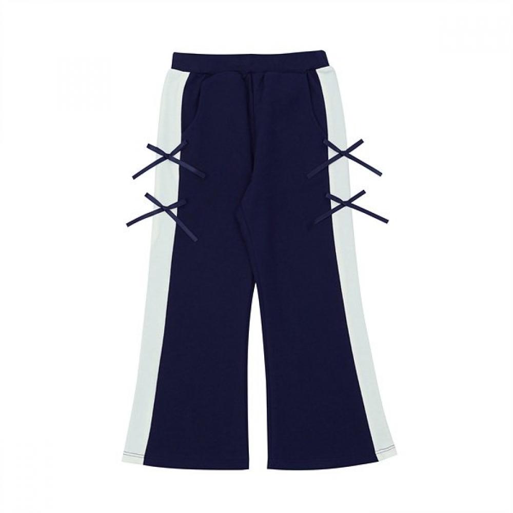 Tiffany Bootcut Pt With Navy Ribbon Detail navy/120