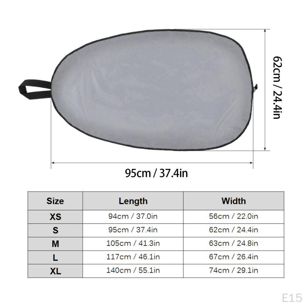 Cover Universal Adjustable Oxford Fabric Boat Canoe Surf Kayak Sprayskirt Waterproof