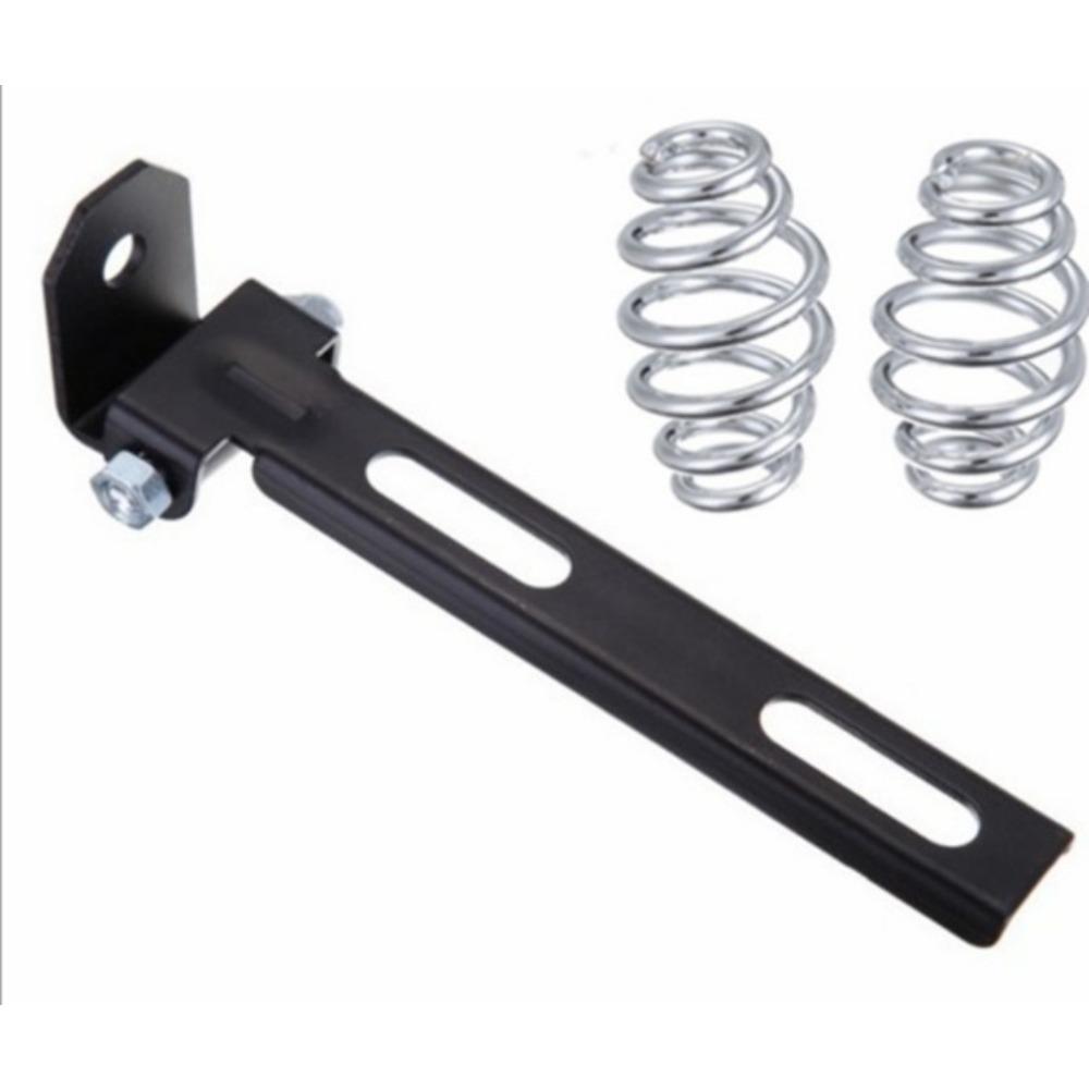 Motorcycle 3inch Chrome Spring Solo Bracket Seat