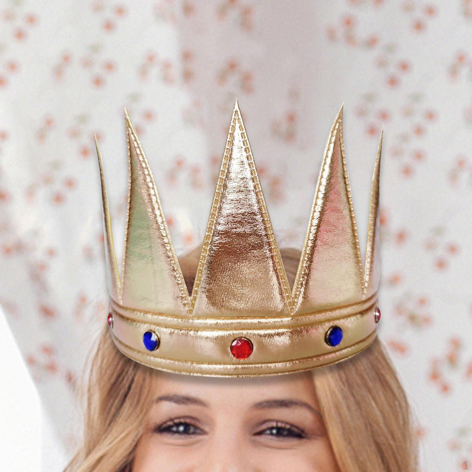 

Шляпа для дня рождения, Корона для детей, милая повязка на голову с королем, украшения для торта «Счастливый торт» золотой