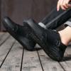 Fashion Men's Leather Sneakers Casual Luxury Fashion Oxford Black Shoes Fashion Breathable Classic Loafers Zapatos Hombre