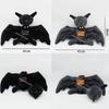 Amine Ozzy Osbournes Bat Plush Black Grey Bat Plush Cute Bat Head Detachable Magnetic Doll With Spread Wings For Kid Gift