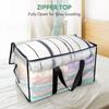 Clear Oversized Moving Bags Storage College Dorm Clothes Bedding