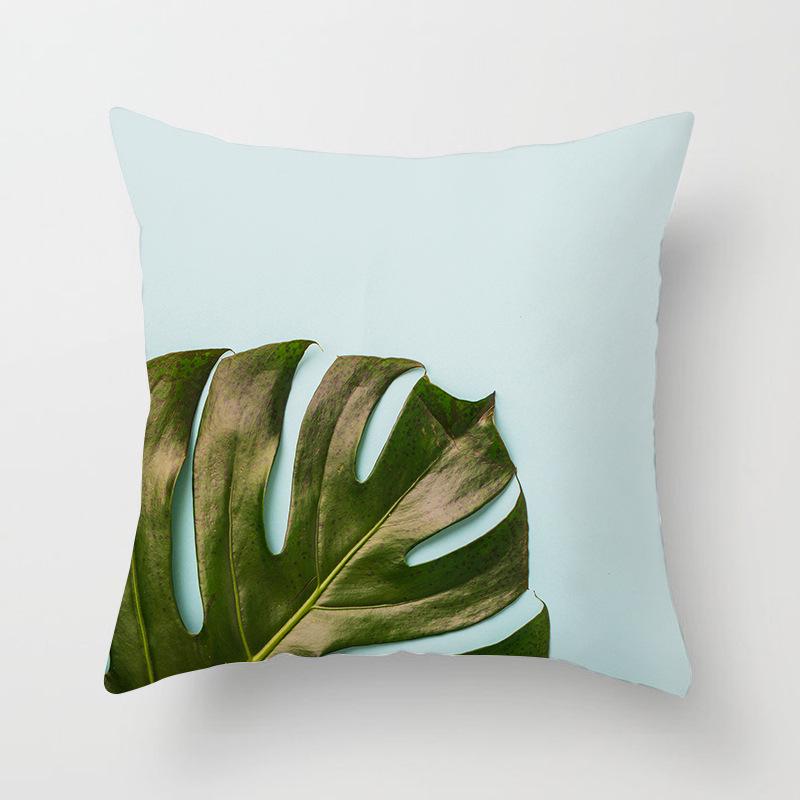 Ins Home Cartoon Plant Digital Printing Car Pillow Cushion