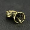 Kaimed Horse Brass Brass Guardian Bell Chess Amulet Key Holder Harley Rider Traffic Safety