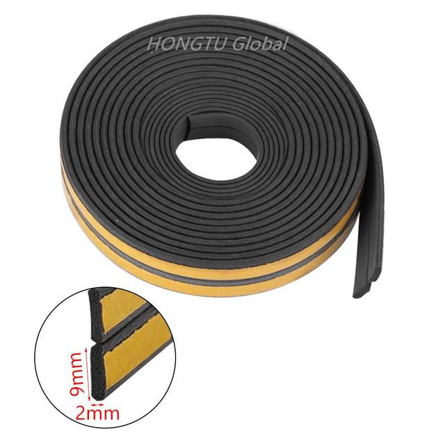 Rubber Foam Window Door Seal Self Adhesive Windproof Tape Door Joint Filler Collision Avoidance Soundproof Sealing Strip