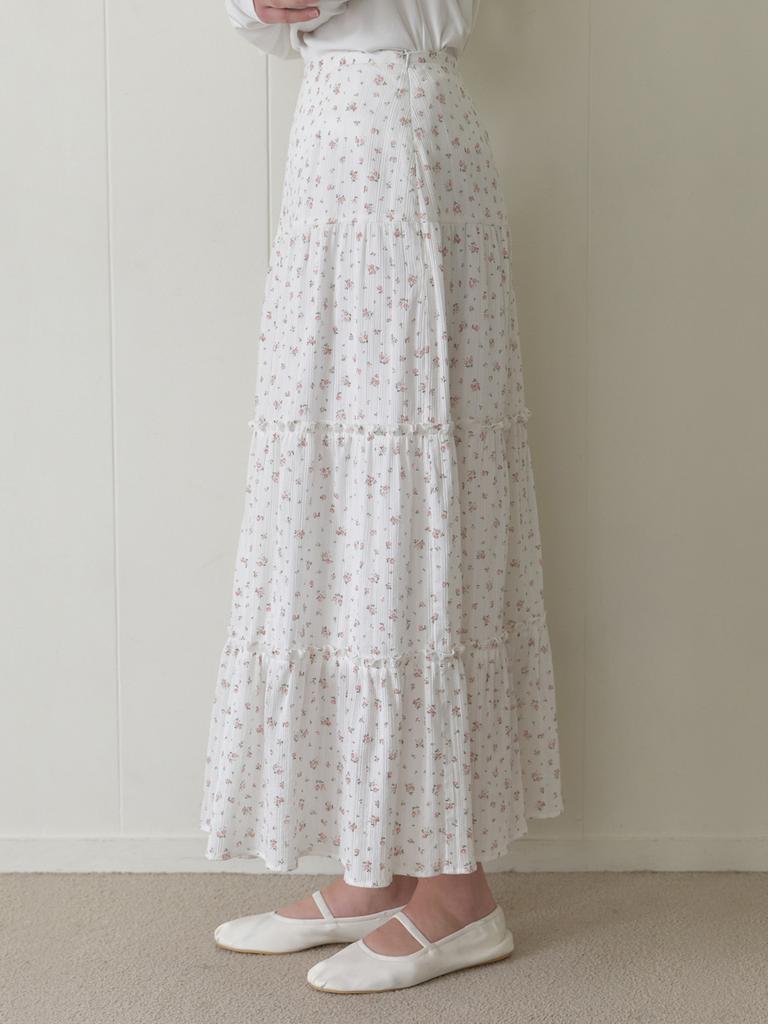 Liel Blow Balm Skirt (Pink Flower)