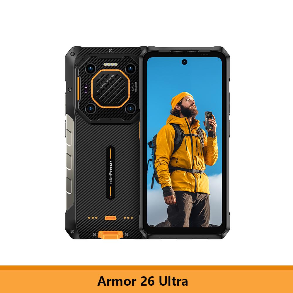 

Ulefone Armor 26 Сверхпрочный водонепроницаемый смартфон 5G 120 Вт 15600 мАч 200 МП + 64 МП инфракрасного ночного видения Оперативная память до 24 ГБ + ПЗУ 512 ГБ чёрный