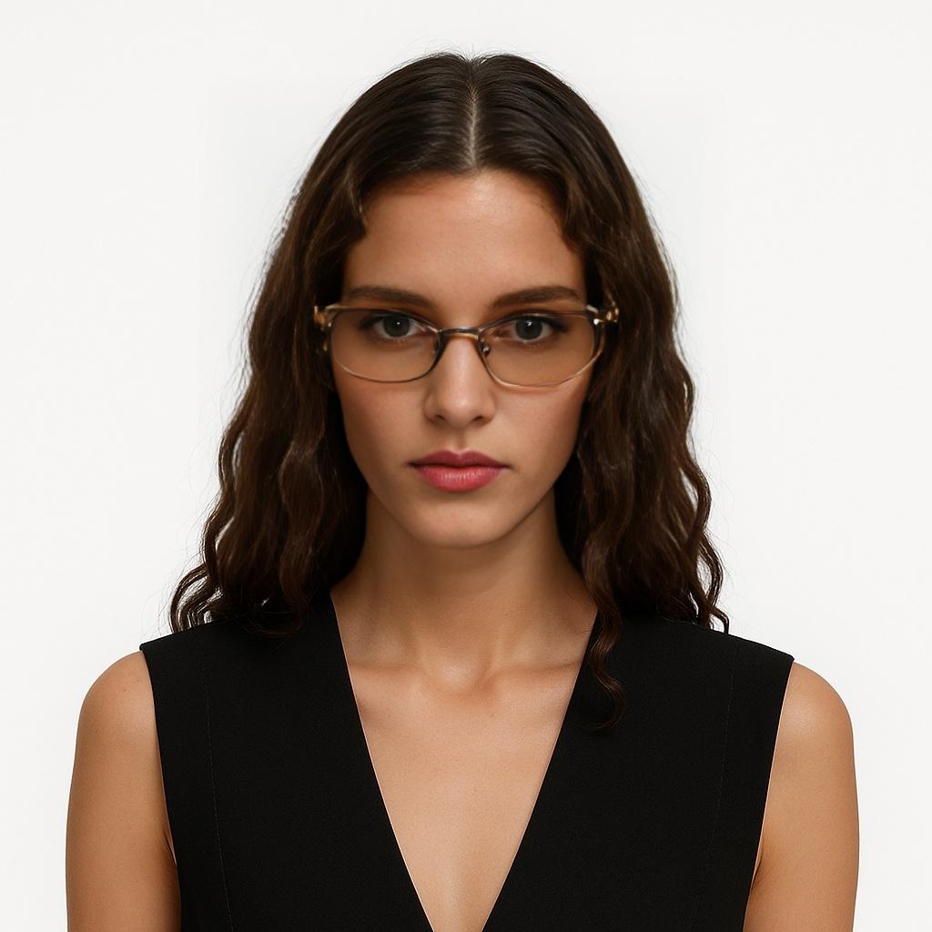 Miu Miu Logo Rectangular Sunglasses Unisex sunglasses Steel-Gray SMUA50_M5AK_F07R1_C_068