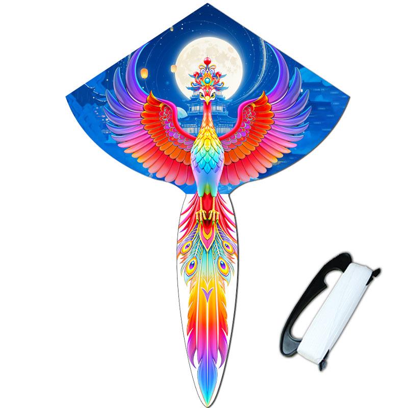 Colorful Peacock Kite for Children - Light Breeze Outdoor Fun