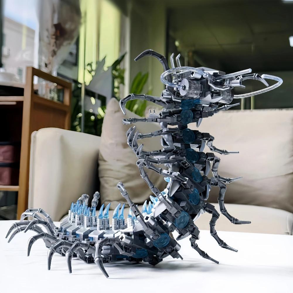 2026 Mechanical Centipede Building Blocks 698PCS DIY Robotics Kit for Teens & Adults STEM Educational Toy with Gears & Movement