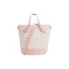 Pennant Series Fashion Versatile Geometric Pattern Leather And Synthetic Leather Bucket Bag Women Bags Pink 6304740