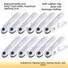 Multi-functional Plastic Invisible Clip Clothes Hanger, Household Clothes Rack, Clothing Wind-proof Fixation Clip, Socks and Bed Sheets Drying Clip