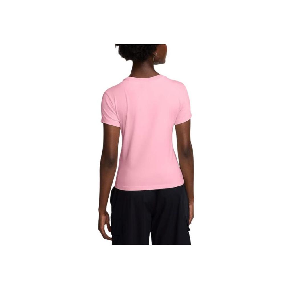Nike Simple Breathable Versatile Short Sleeve T-Shirt Women Tops Pink FV5509-690