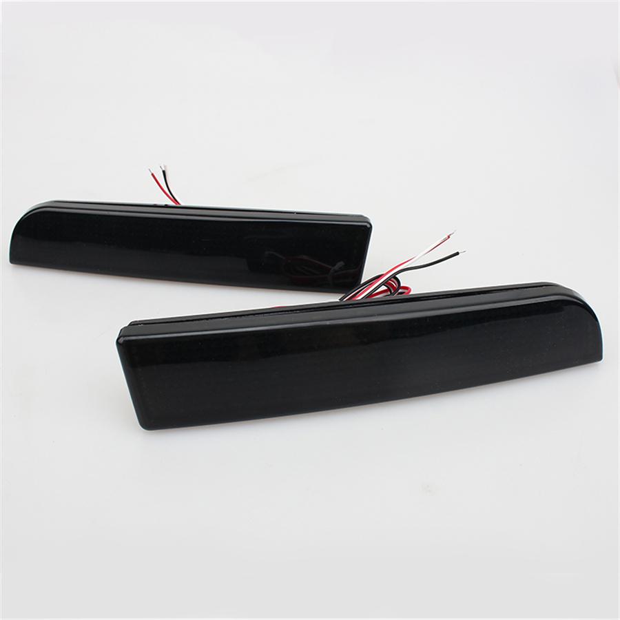 2PCS Car Bumper LED Brake Tail Light For Mitsubishi Lancer Evolution X Outlander