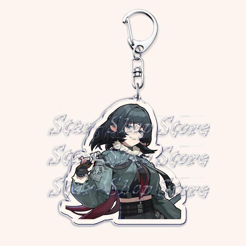 Hot Zenless Zone Zero Keychains for Womens Accessories Bag Ellen Joe Bangboo Miyabi ZZZ Anby Jane Doe Nicole Keyrings Fans Gifts