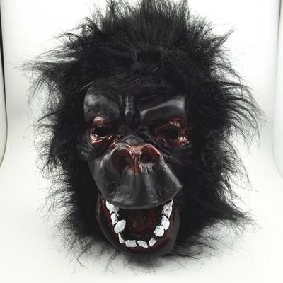 Halloween Animal Mask Chimpanzee Performance Costume Adult Gorilla Head Cover