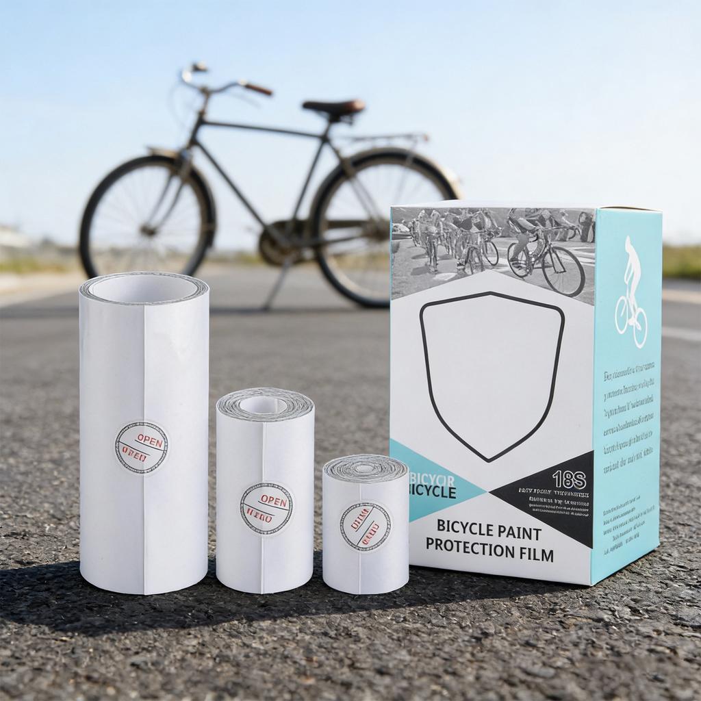 Bicycle Frame Protector Transparent Mountain Bike Frame Guard Chainstay Protector Bicycle Stickers Tape Bike Accessories