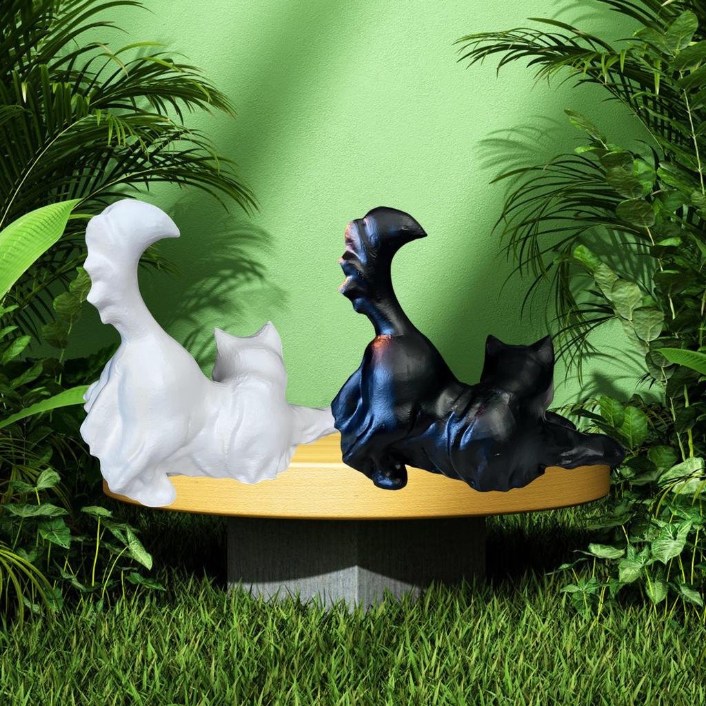 Dekorativ kattestatue Den beste gaven til vennen din