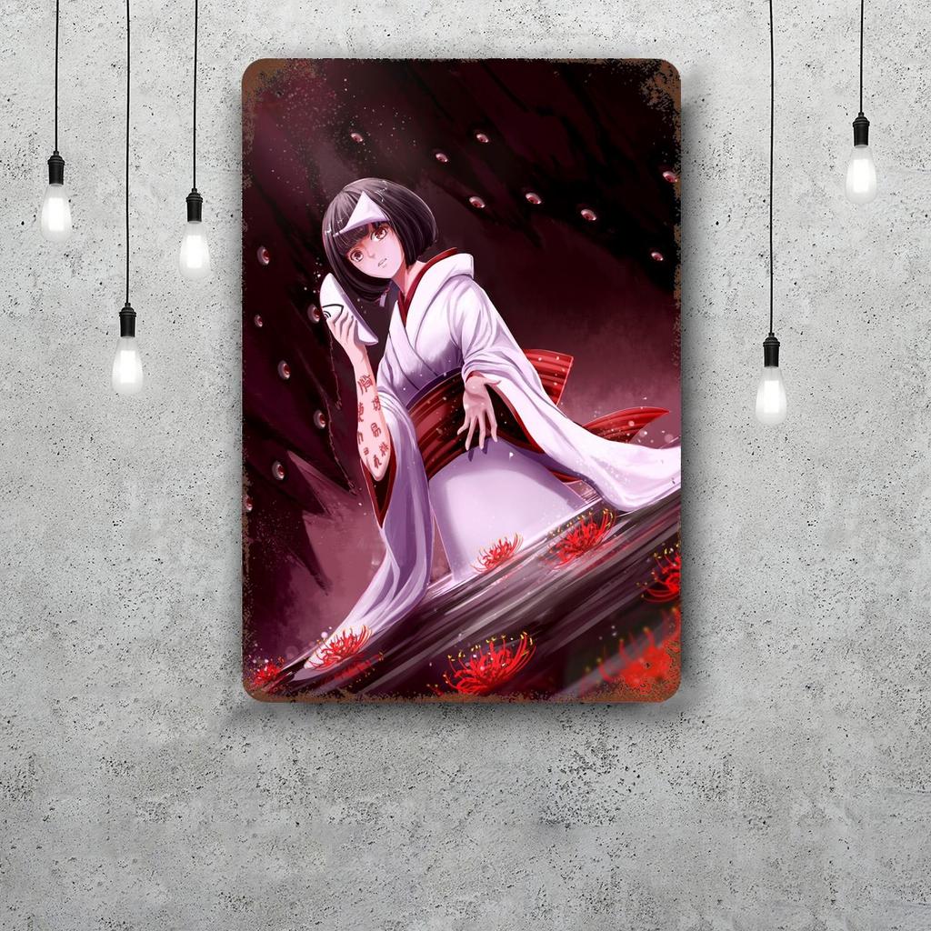 Noragami Anime Manga Segni di Latta Metallici Vintage Poster Decorazioni Placca Metallica Retrò Decorazioni per Pareti per Garage Bar