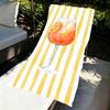 Towel Microfiber beach towel, quick-dry, sand-free, ultra-fine fiber, super soft. A-Aperol Spritzs