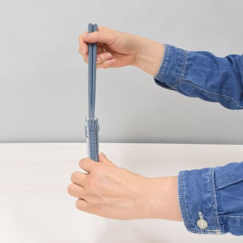 Yellow Studio Monochrome Plastic Chopsticks & Half Case, Khaki, 73565