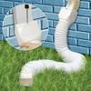 Rain Gutter Downspout Extensions Flexible Drain Downspout Extender Connector with 3x4in and 2x3in Connectors Screws for Included