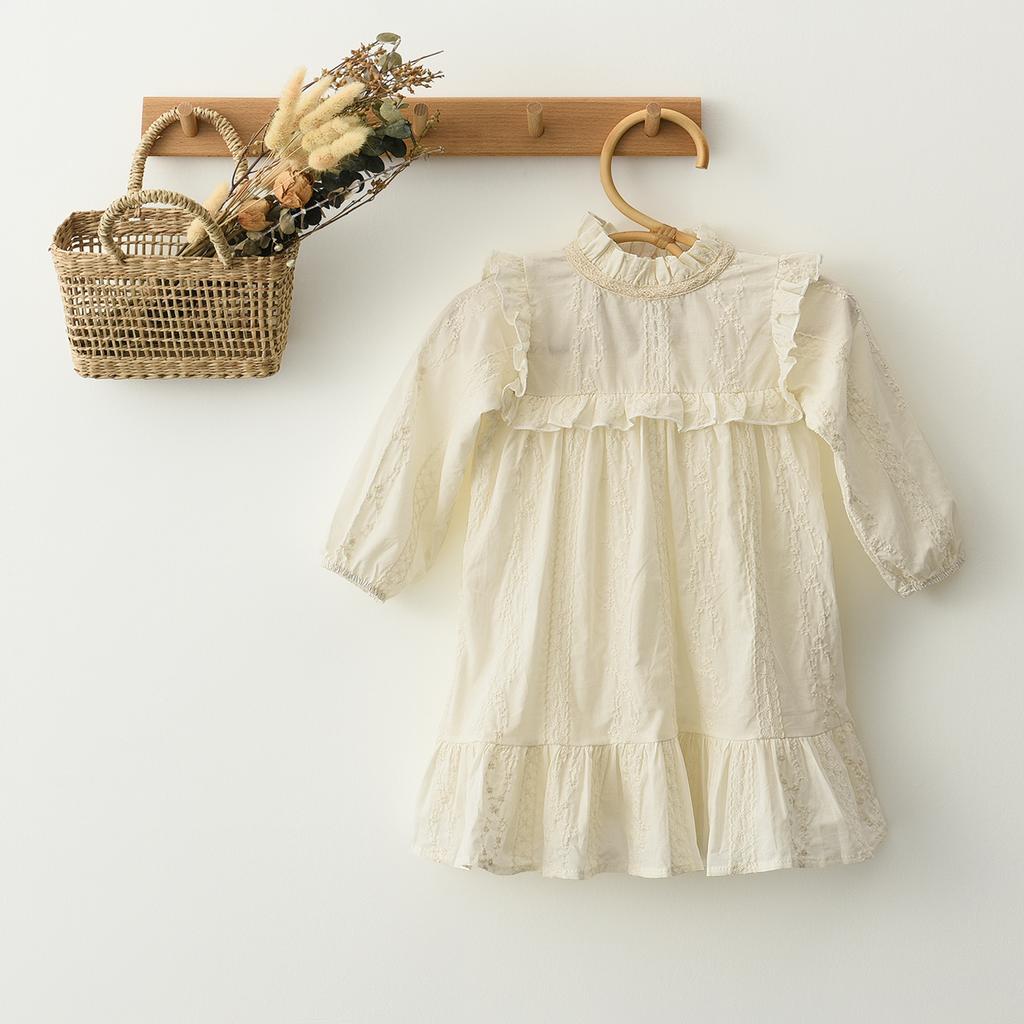 Kids Girl Dress Spring Long Sleeve Baby Princess Dress Birthday Party Clothes for Girls