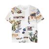 New FILA Lifestyle T Shirt Men's All Over Print F11M528102FZA