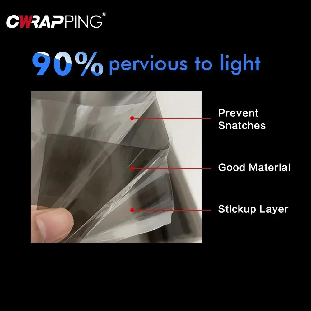 30X100cm Car Light Film Headlight Fog Light Taillight Smoke Black Tint Film Waterproof Sticker for Motorcycle Car Accessories