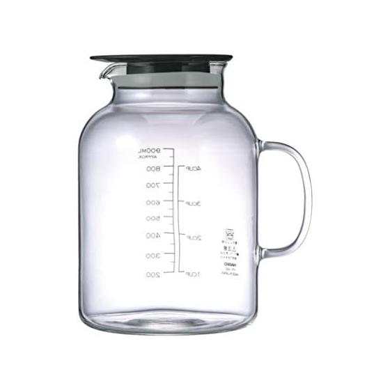 HARIO Vinegar Storage Container Vinegar Fruit Pot 1000ml Pickles Black Made in Japan VFP-1000-B