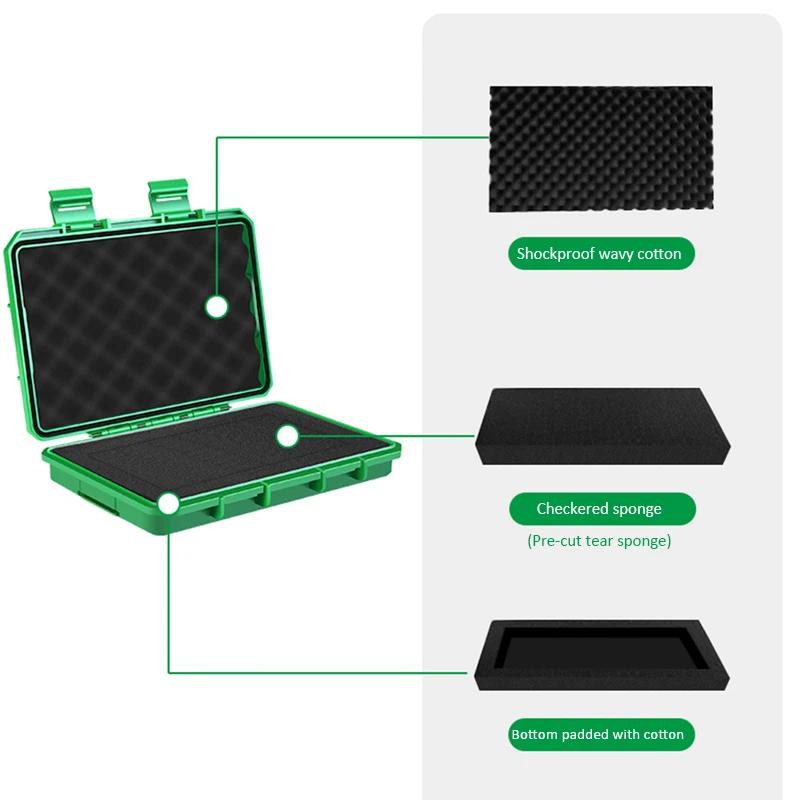 Tragbarer Werkzeugkasten Wasserdicht Versiegelt Klein Präzisionsinstrumententeile Werkzeugaufbewahrungsbox Sicherheitsschutz Kleine Größe Werkzeugkasten