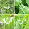 100/200/300Pcs Plant Support Clips Reusable Plant Binding Clip Tomato Trellis Clips for Vine Vegetables Grow Upright Healthier