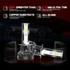 2Pcs White 9005 HB3 Led Headlight Bulbs High Low Beams 8000LM 6000K 80W Lights