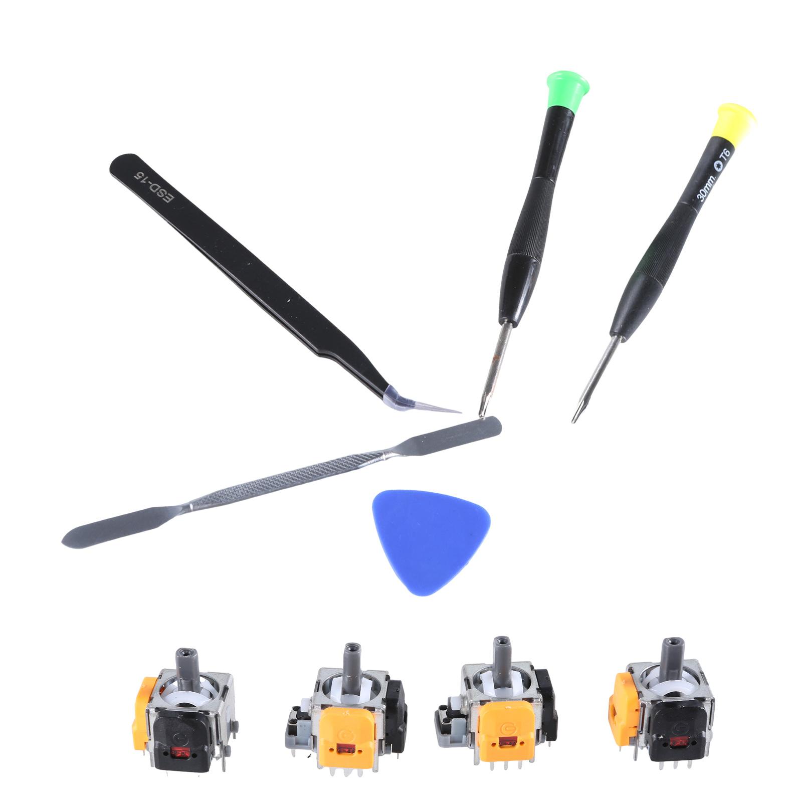 

Комплект для замены джойстика Холла с отверткой и инструментом для монтажа для контроллера Xbox One повышает точность игры T2