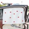Cartoon Car Sunshade: Cute Baby Sun Protection Heat Insulation Interior Curtain