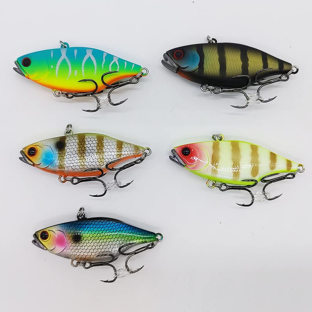 Lip Weight Vibration 60mm 12g Out Metal Bass Fishing of 5 [PB Lure] (Set Colors)