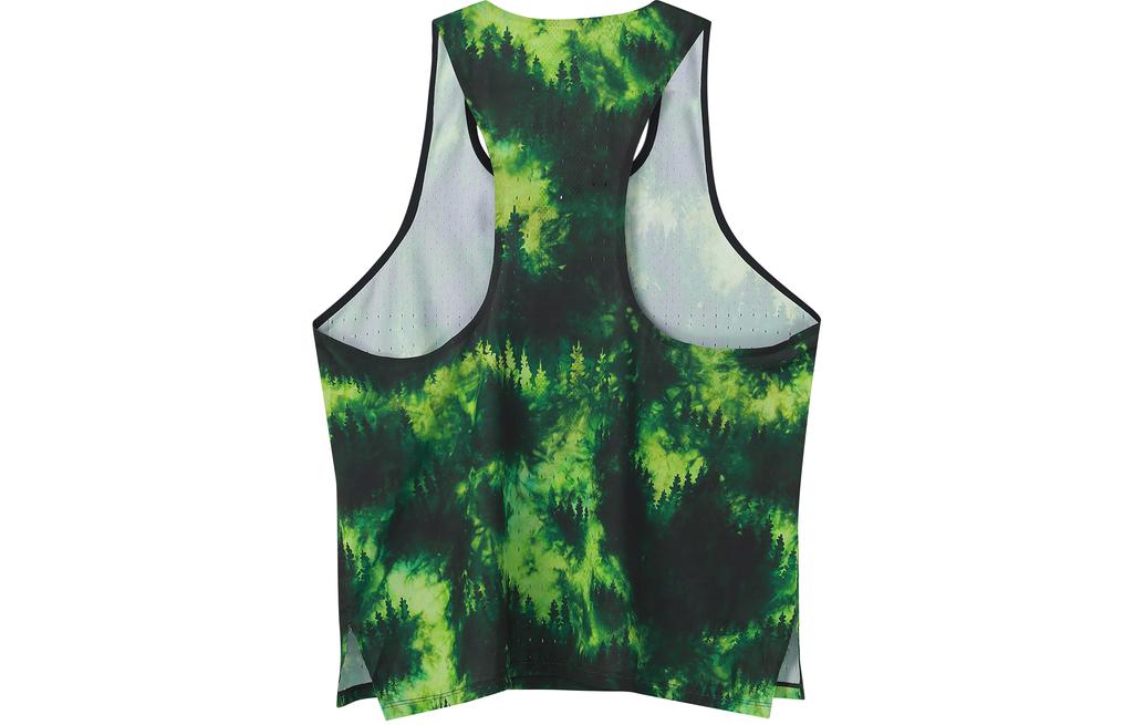 Nike Tank Tops Men's Green Crew Neck Thin Straight Fit CW1259-100