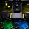 Adhesive Atmosphere Light Car Interior Ambient Light Auto Roof Light Wireless LED Lights Remote Control Decoration Lamp