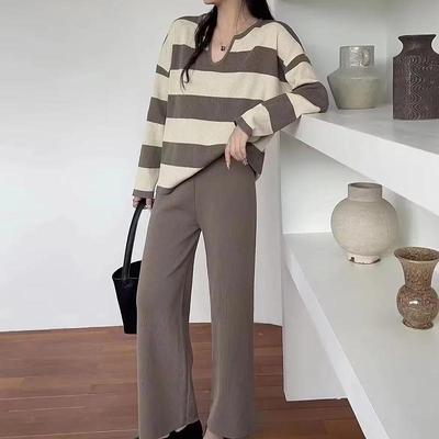 Women Suits Sets Cotton Large Size Hooded Pullover Sweatshirt Pants Thickened Sweater Top Longs Pants Two-piece Oversize 2PC Suit