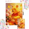 Diamond Painting Art Kit Winnie The Pooh With Honey Pot Flowers Butterfly Mosaic Handmade Diy Gift Home Decor